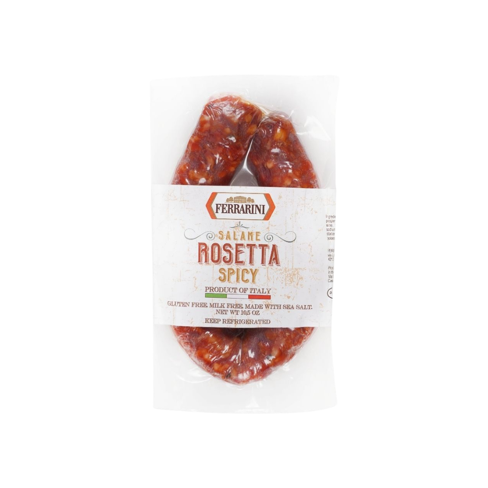 Wholesale Ferrarini Rosetta Spicy Italian Salame | 300 gr- Bulk