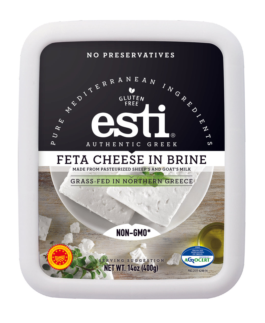 Wholesale Esti Feta Block In Brine- Bulk