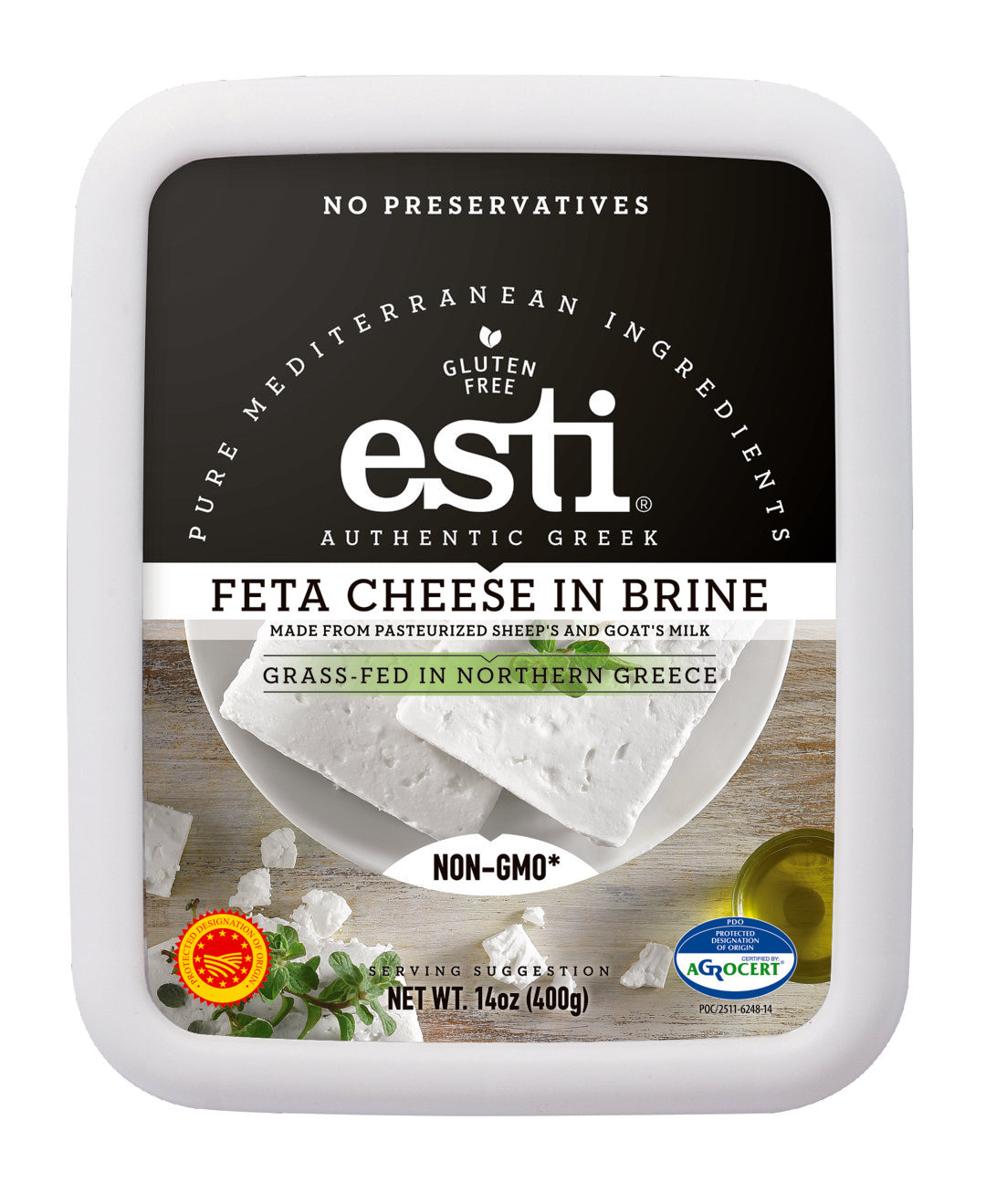 Wholesale Esti Feta Block In Brine- Bulk