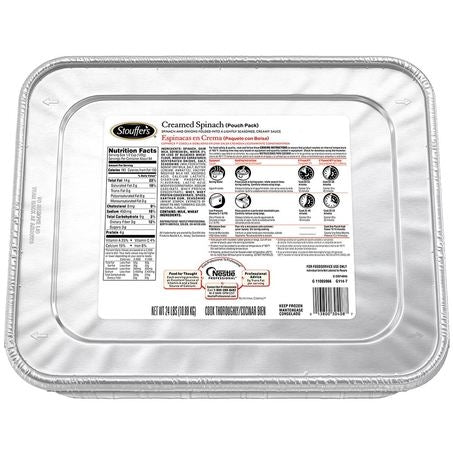 Wholesale Stouffers Case Creamed Spinach Pouch- Bulk