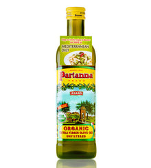 Wholesale Partanna Organic Extra Virgin Olive Oil 750 ML- Bulk