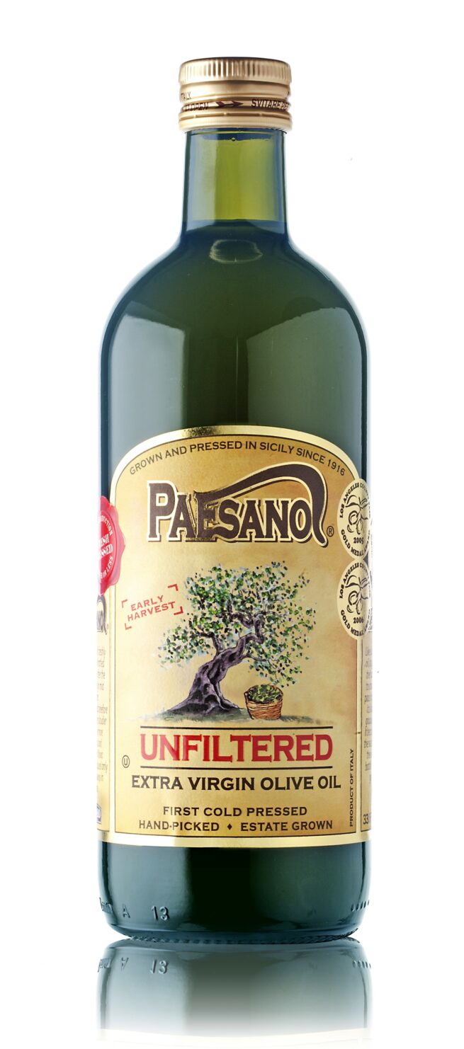 Wholesale Paesanol Sicilian Unfiltered Extra Virgin Olive Oil 1 LT- Bulk
