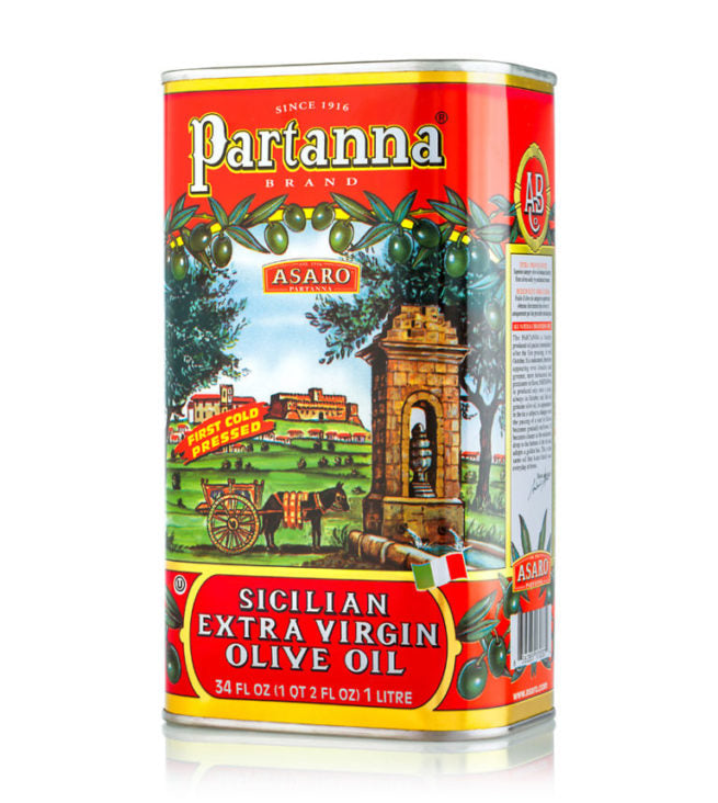 Wholesale Partanna Sicilian Extra Virgin Olive Oil 1 LT- Bulk
