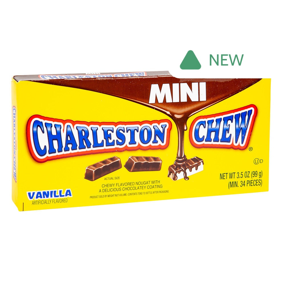 Wholesale Charleston Chew Mini Pieces 3.5 Oz Theater Box- Bulk