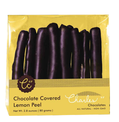 Wholesale Cc Chocolate Covered Lemon Peel- Bulk