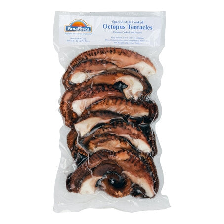 Wholesale Panapesca Each Spanish-Style Cooked Octopus Tentacles Frozen- Bulk