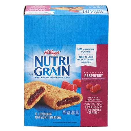 Wholesale Nutri Grain Each Raspberry Nutri-Grain Bar- Bulk