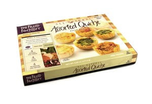 Wholesale Fillo Factory Assorted Quiche 12Pc- Bulk