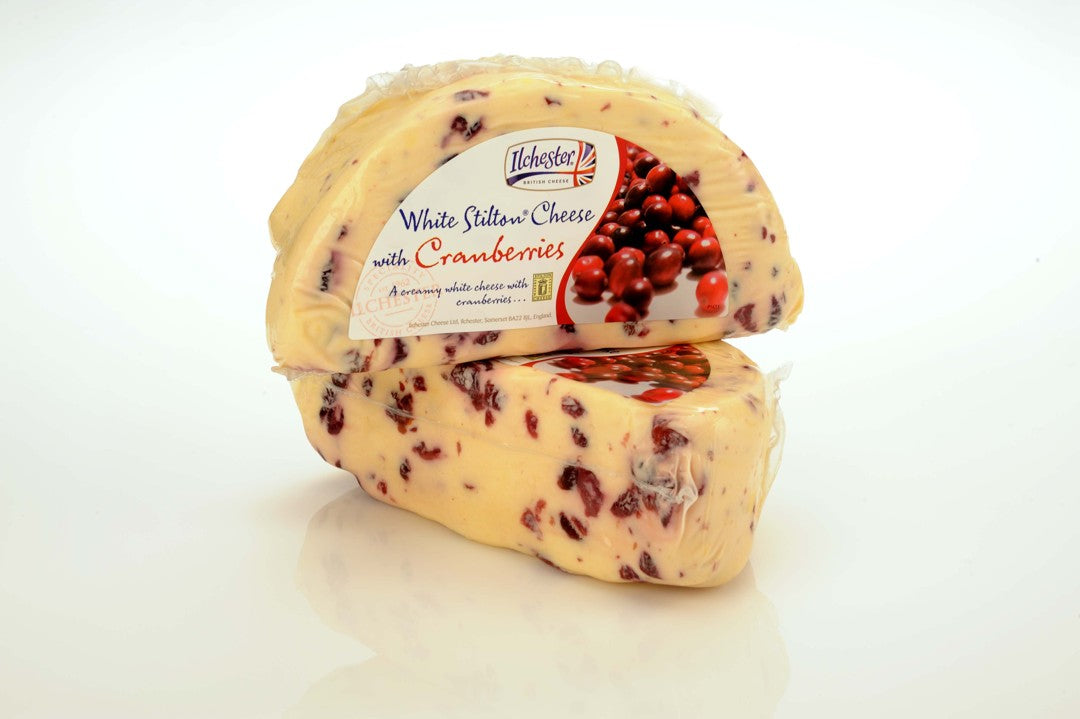 Wholesale White Stilton W/Cranberry Crimson- Bulk