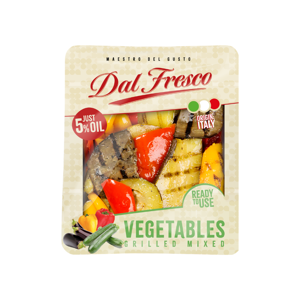 Wholesale Dal Fresco Case Grilled Vegetable In Sunflower Oil- Bulk