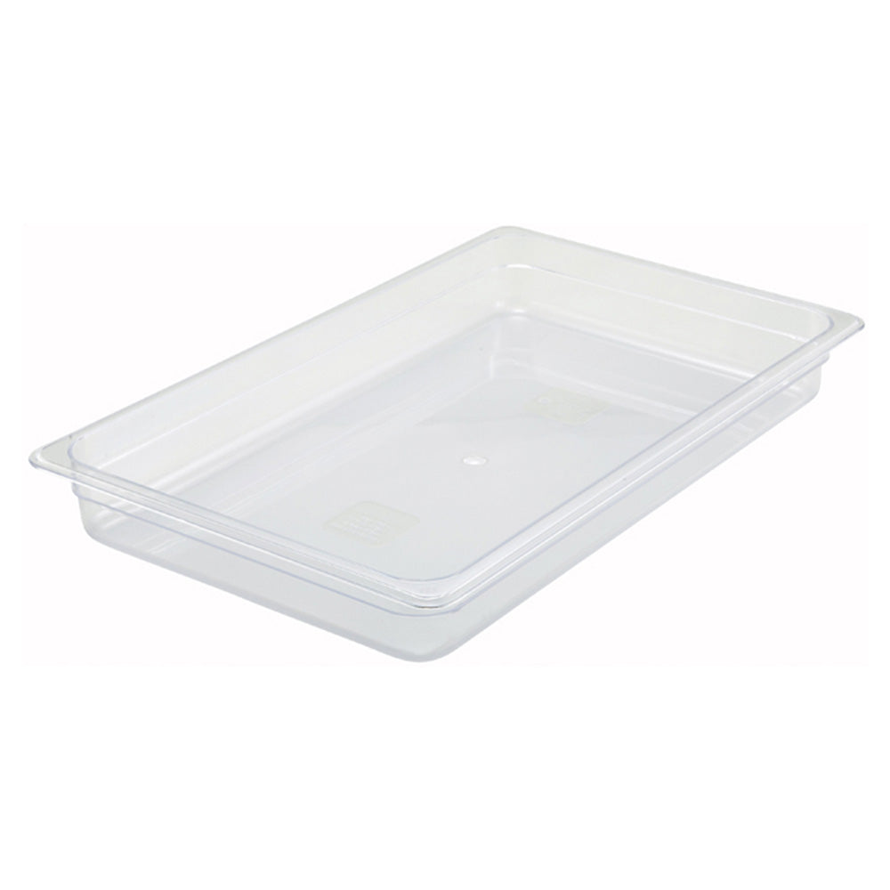 Wholesale Winco Each Clear Full Food Pan 2.5 Inch Deep- Bulk