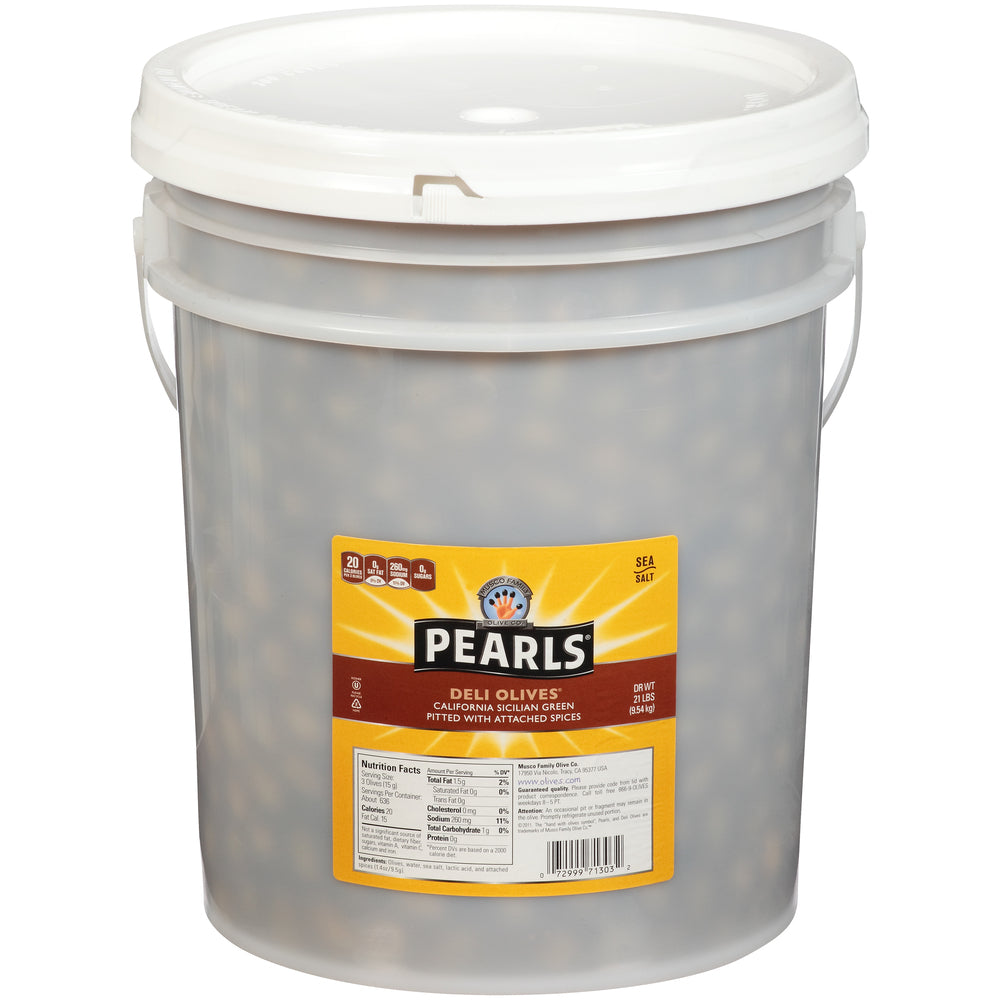 Wholesale Indigo Case Deli Pitted Green Olive- Bulk