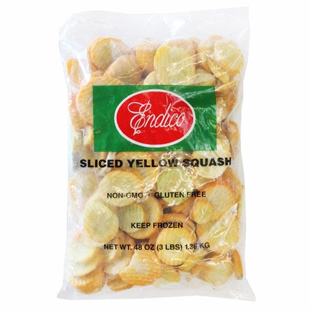 Wholesale BoxNCase Each Sliced Yellow Squash- Bulk