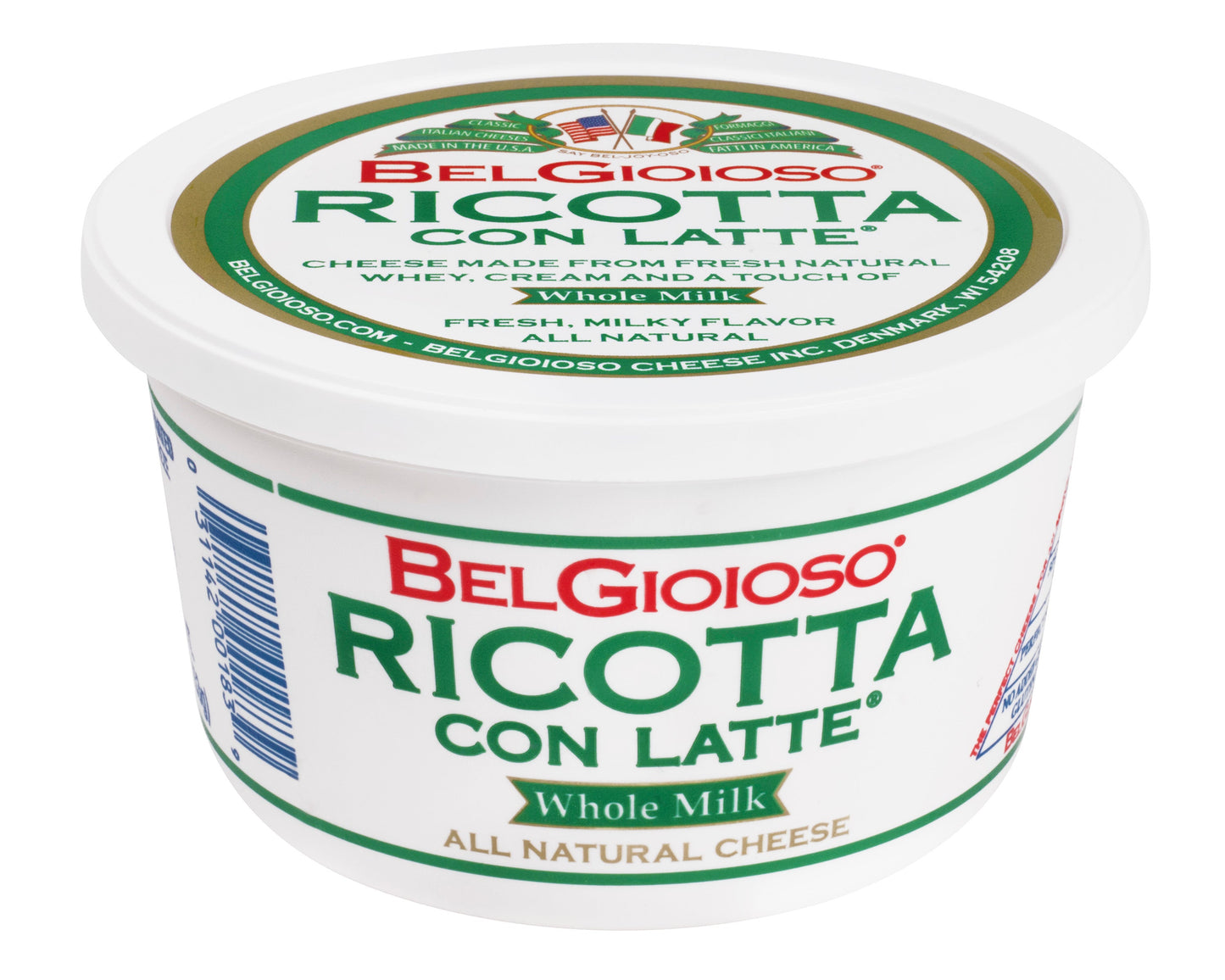 Wholesale Bel Gioioso Whole Milk Ricotta 16Oz- Bulk