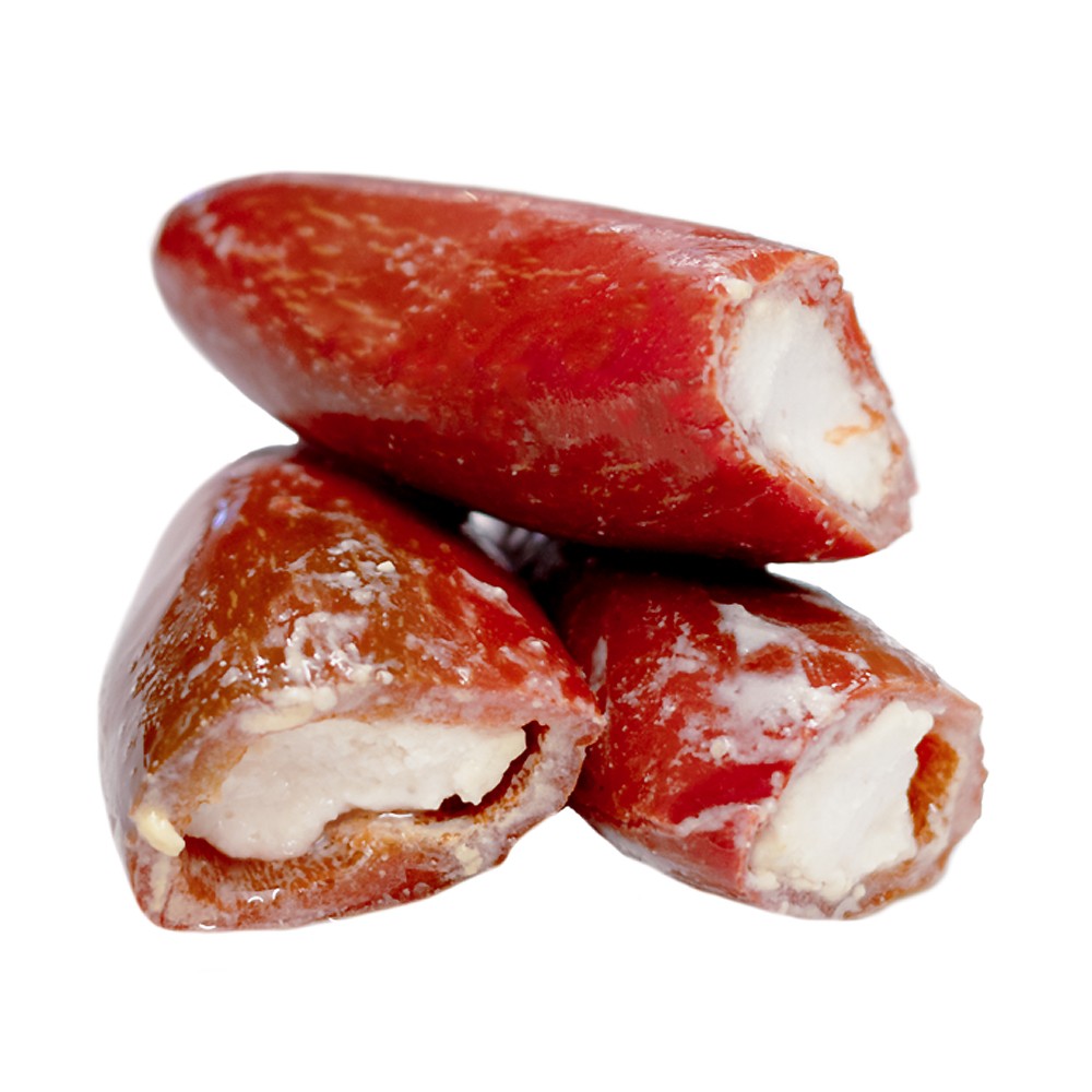 Wholesale La Fede Red Jalepeno Peppers Stuffed With Feta | 7.5 lb- Bulk