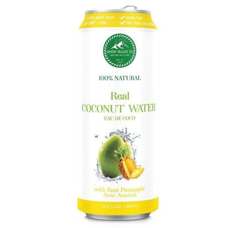 Wholesale Green Valley Case Coconut Water With Pineapple 12/16.9Oz- Bulk