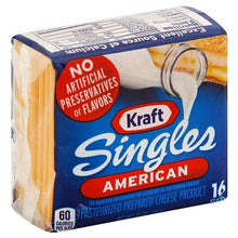 Wholesale Kraft Case Individually Wrapped American Cheese 16 Slices- Bulk