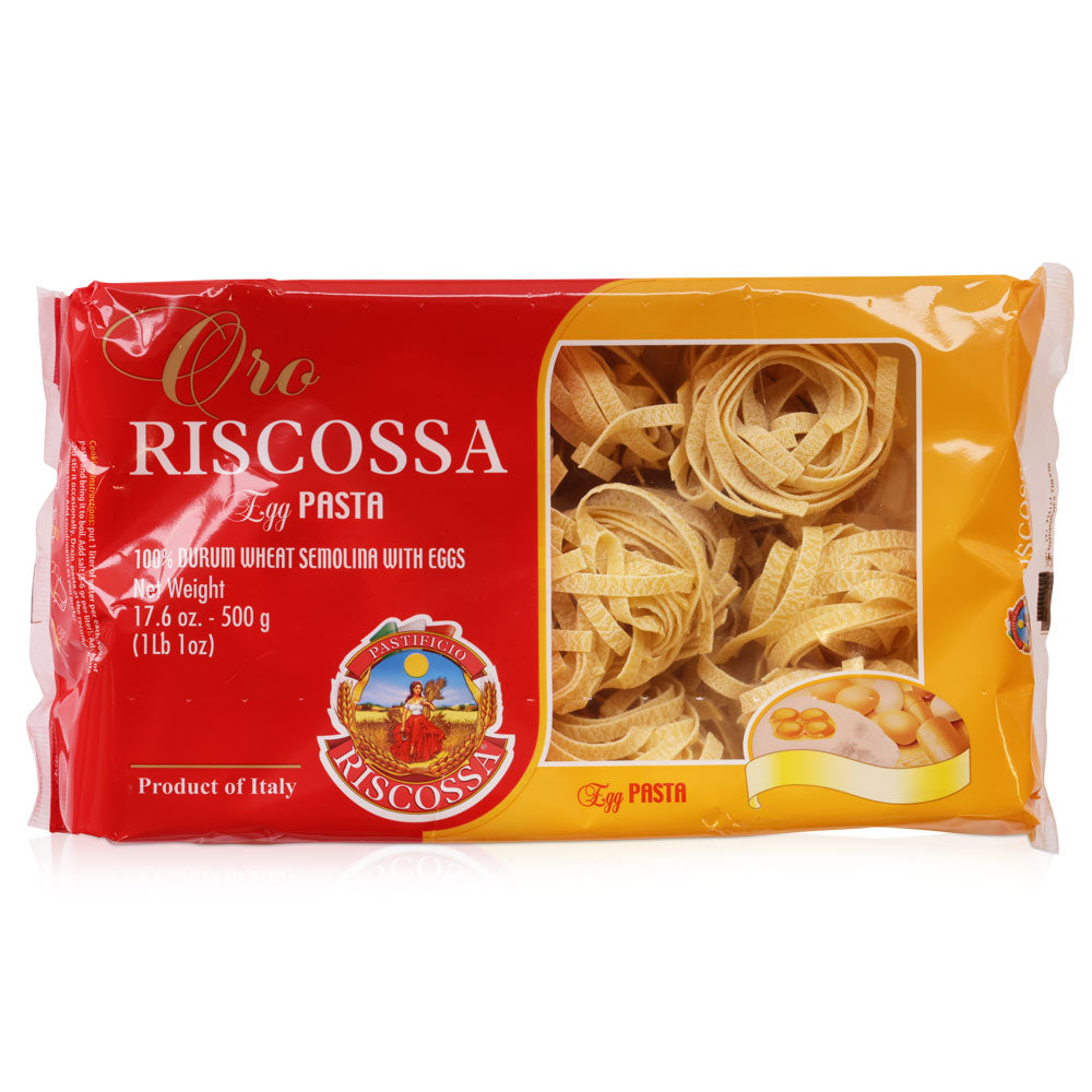Wholesale Riscossa Egg Tagliatelle Pasta | 1 lb- Bulk