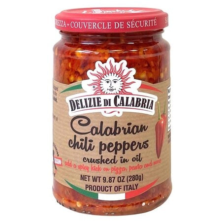 Wholesale Delizie Di Case Crushed Hot Calabrian Peppers- Bulk
