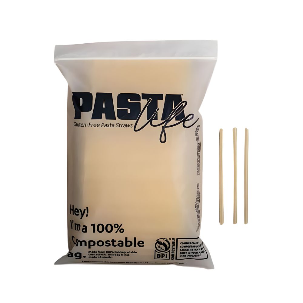 Wholesale Pasta Life Case Cocktail Pasta Straws Unwrapped- Bulk
