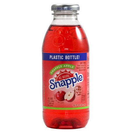 Wholesale Snapple Case Apple Beverage 16 Oz Plastic- Bulk