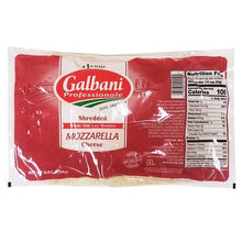 Wholesale Galbani Case Whole Milk Shredded Mozzarella Cheese- Bulk