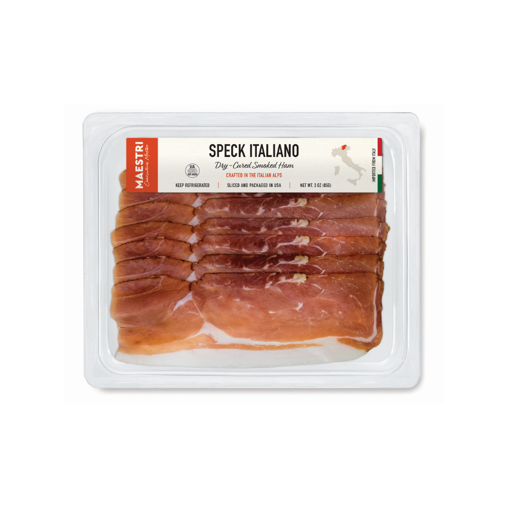 Wholesale Maestri Case Sliced Speck Italiano- Bulk