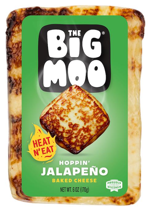 Wholesale Big Moo Hoppin Jalapeno Baked Cheese 6 oz- Bulk