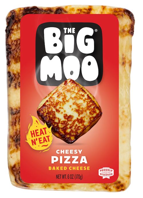 Wholesale Big Moo Cheesy Pizza Baked Cheese 6 oz- Bulk
