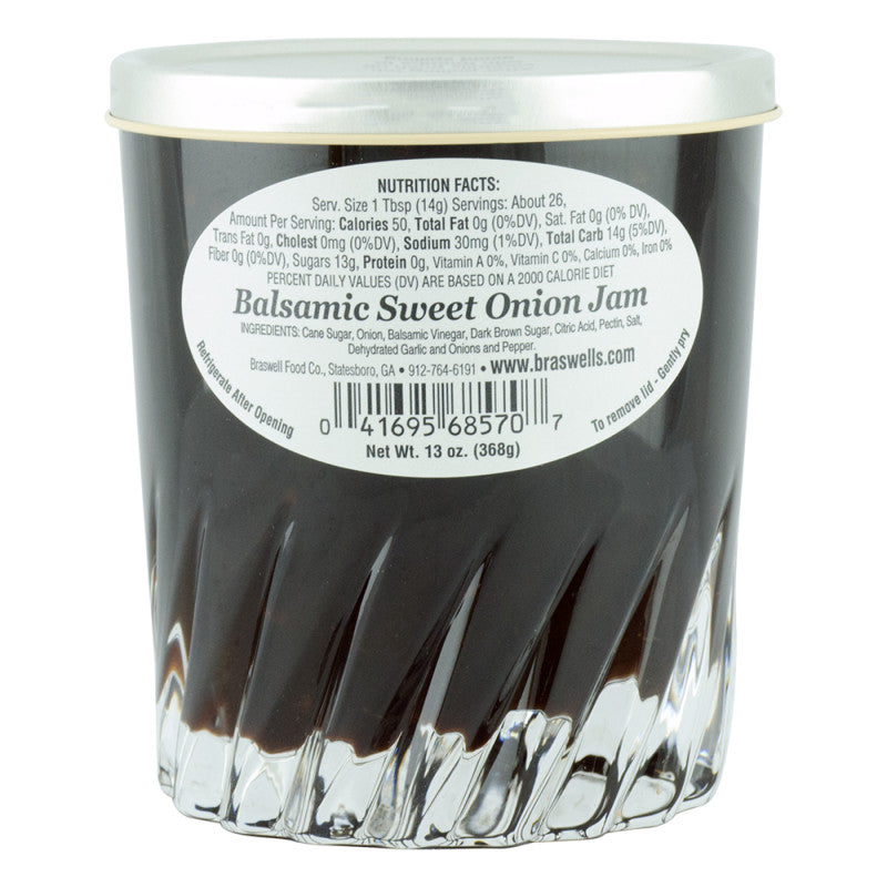 Wholesale Braswell'S Balsamic Sweet Onion Jam 13 Oz Jar *Fl Dc Only*- Bulk