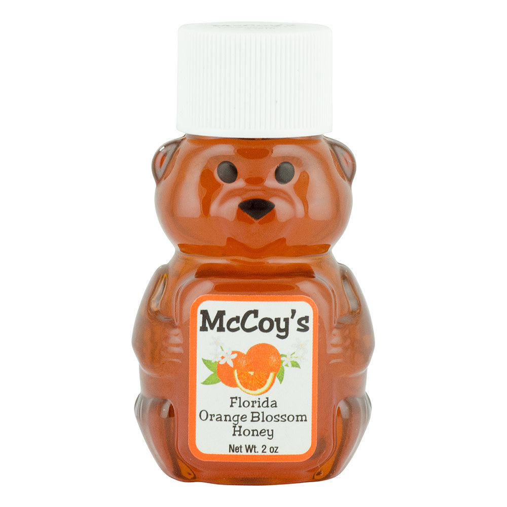 Wholesale Mccoy'S Orange Blossom Honey 2 Oz Bear Squeeze Bottle *Fl Dc Only*- Bulk