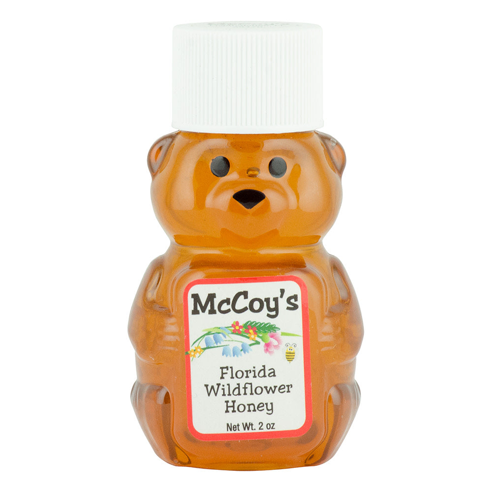 Wholesale Mccoy'S Wildflower Honey 2 Oz Bear Squeeze Bottle *Fl Dc Only*- Bulk