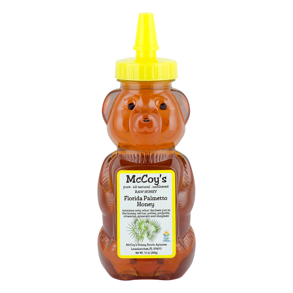 Wholesale Mccoy'S Palmetto Honey 12 Oz Bear Squeeze Bottle *Fl Dc Only*- Bulk