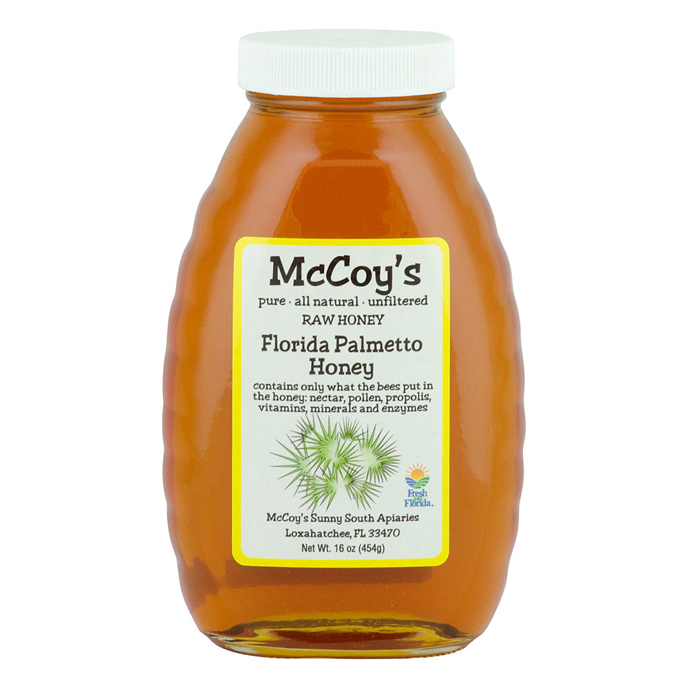 Wholesale Mccoy'S Palmetto Honey 1 Lb Glass Bottle *Fl Dc Only*- Bulk
