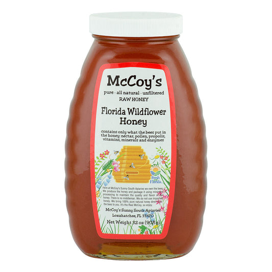 Wholesale Mccoy'S Wildflower Honey 2 Lb Glass Bottle *Fl Dc Only*- Bulk