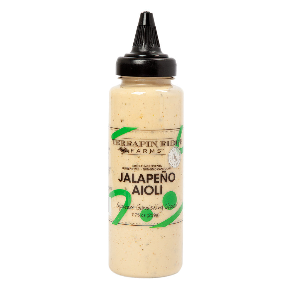 Wholesale Terrapin Jalapeno Aioli Garnish 7.75 Oz Squeeze Bottle *Fl Dc Only*- Bulk