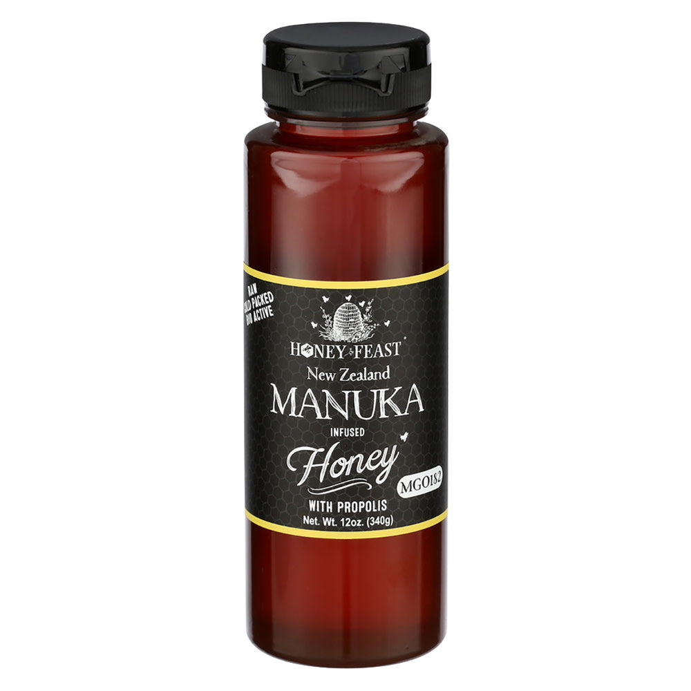 Wholesale Honey Feast New Zealand Manuka Honey 12 Oz Bottle *Fl Dc Only*- Bulk