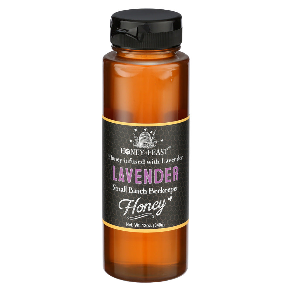 Wholesale Honey Feast Lavender Honey 12 Oz Bottle *Fl Dc Only*- Bulk