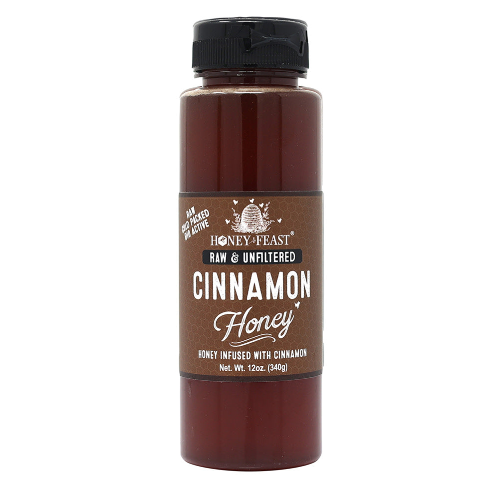 Wholesale Honey Feast Cinnamon Honey 12 Oz Bottle *Fl Dc Only*- Bulk