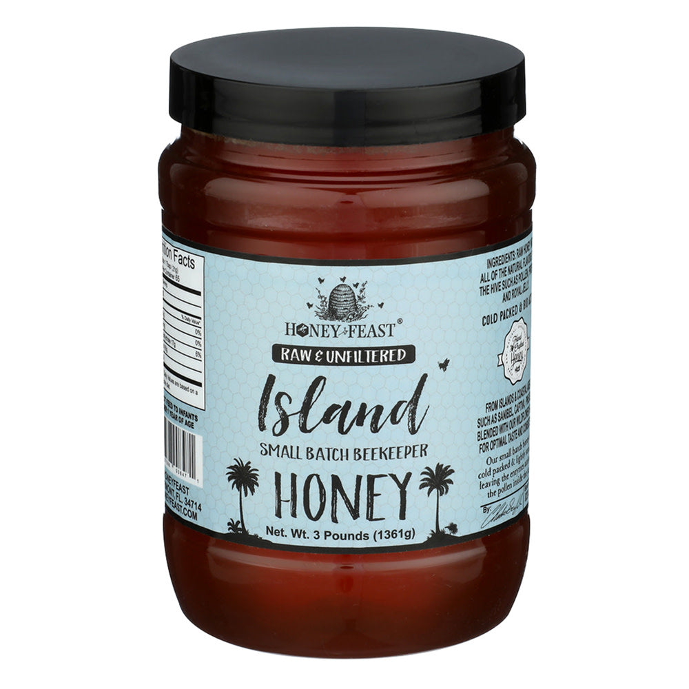 Wholesale Honey Feast Island Honey 3 Lb Jar *Fl Dc Only*- Bulk