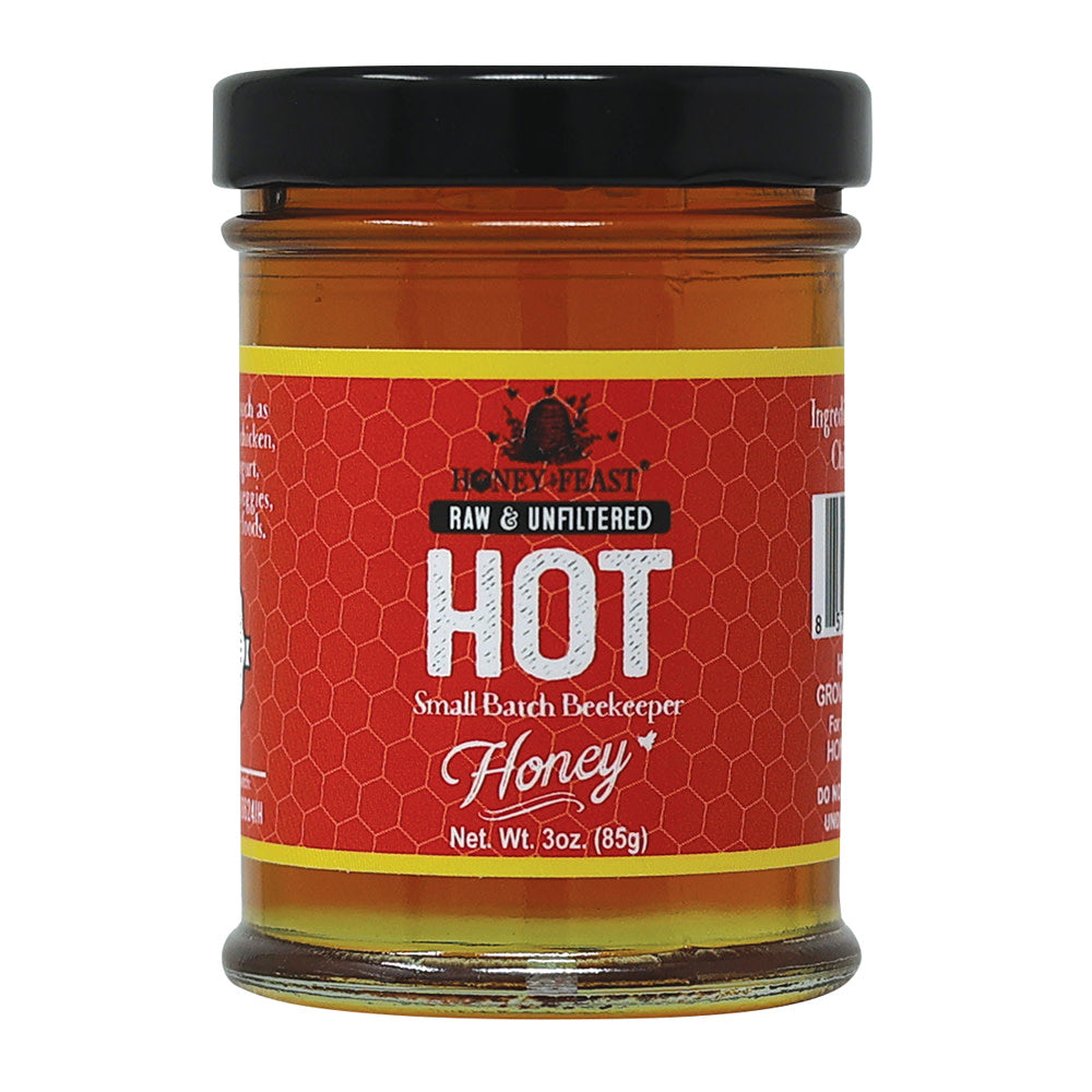 Wholesale Honey Feast Hot Honey 3 Oz Jar *Fl Dc Only*- Bulk