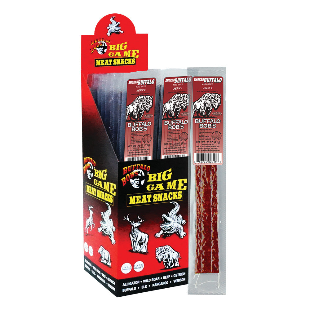 Wholesale Buffalo Bob'S Buffalo & Beef Jerky 1 Oz *Fl Dc Only- Bulk