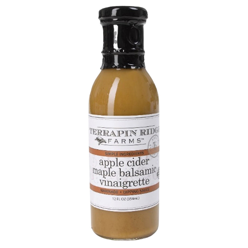 Wholesale Terrapin Ridge Apple Cider Maple Balsamic Vinaigrette 12 Oz Bottle- Bulk
