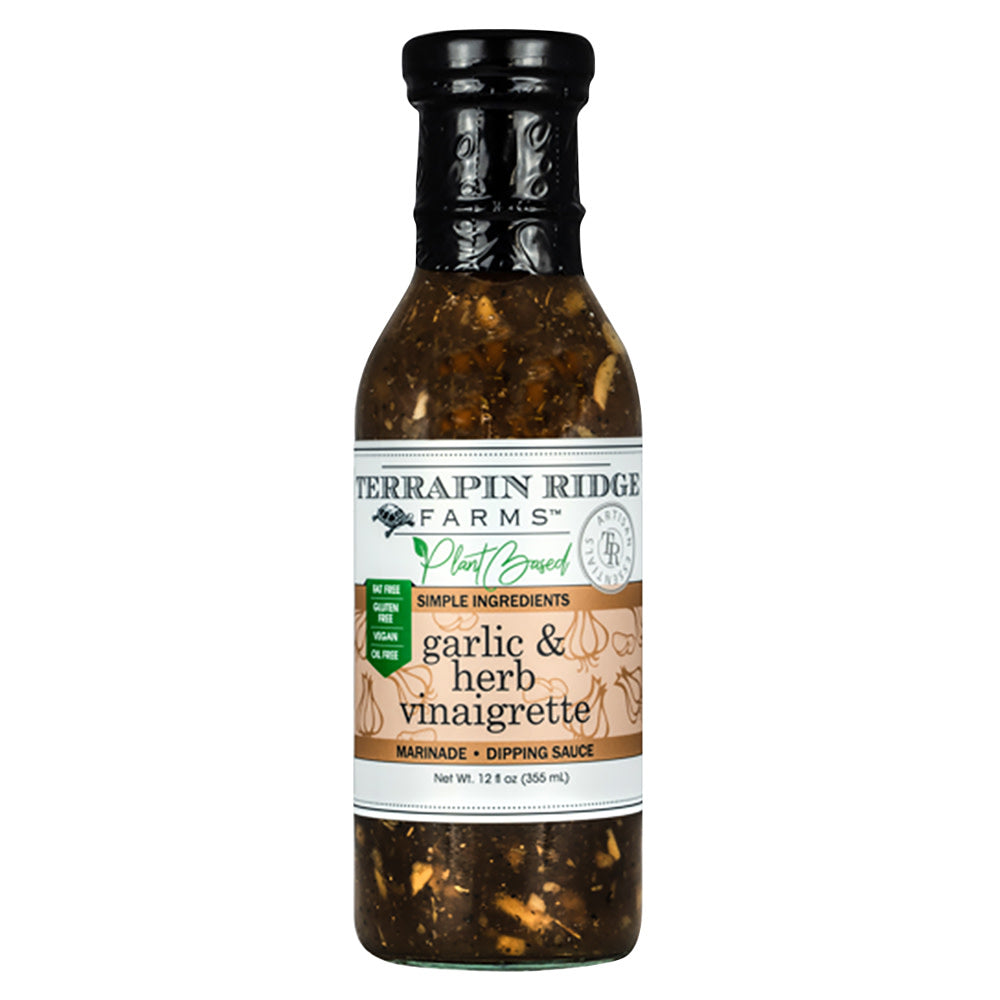 Wholesale Terrapin Ridge Garlic & Herb Vinaigrette 12 Oz Bottle- Bulk