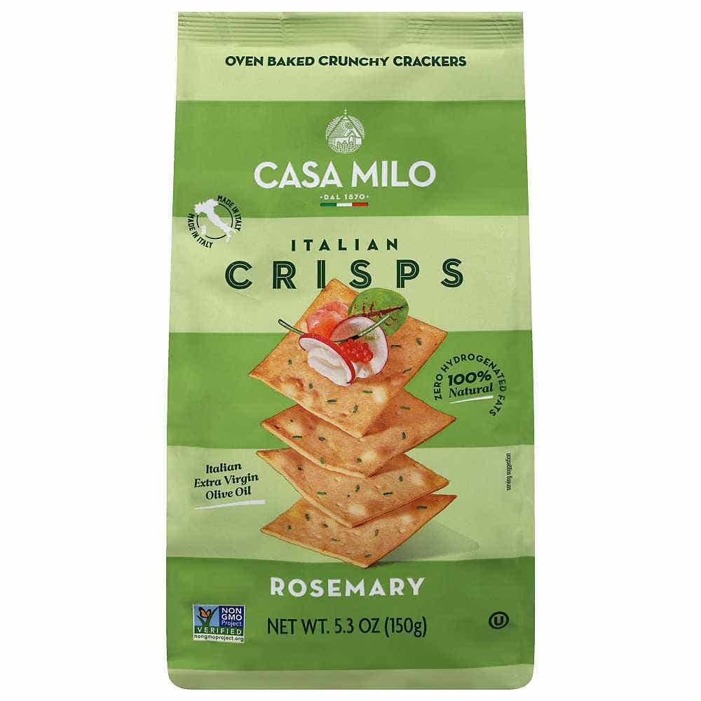 Wholesale Casa Milo Italian Crisps Rosemary 5.3 Oz- Bulk