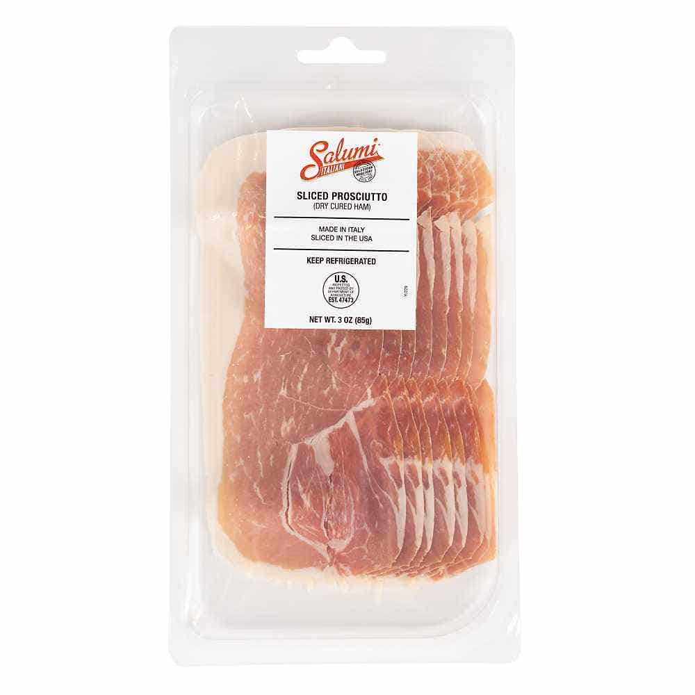 Wholesale Salumi Italiani Prosciutto Italiano Crudo Slim Pack 3 Oz- Bulk