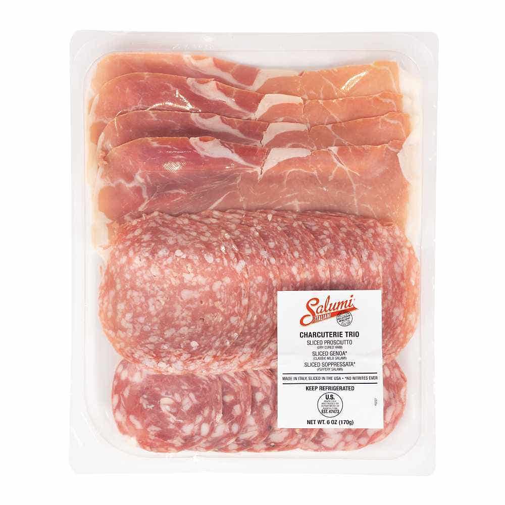 Wholesale Salumi Italiani Charcuterie Trio 6 Oz- Bulk