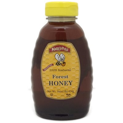 Wholesale Marco Polo Forest Honey 16 Oz Plastic Bottle- Bulk