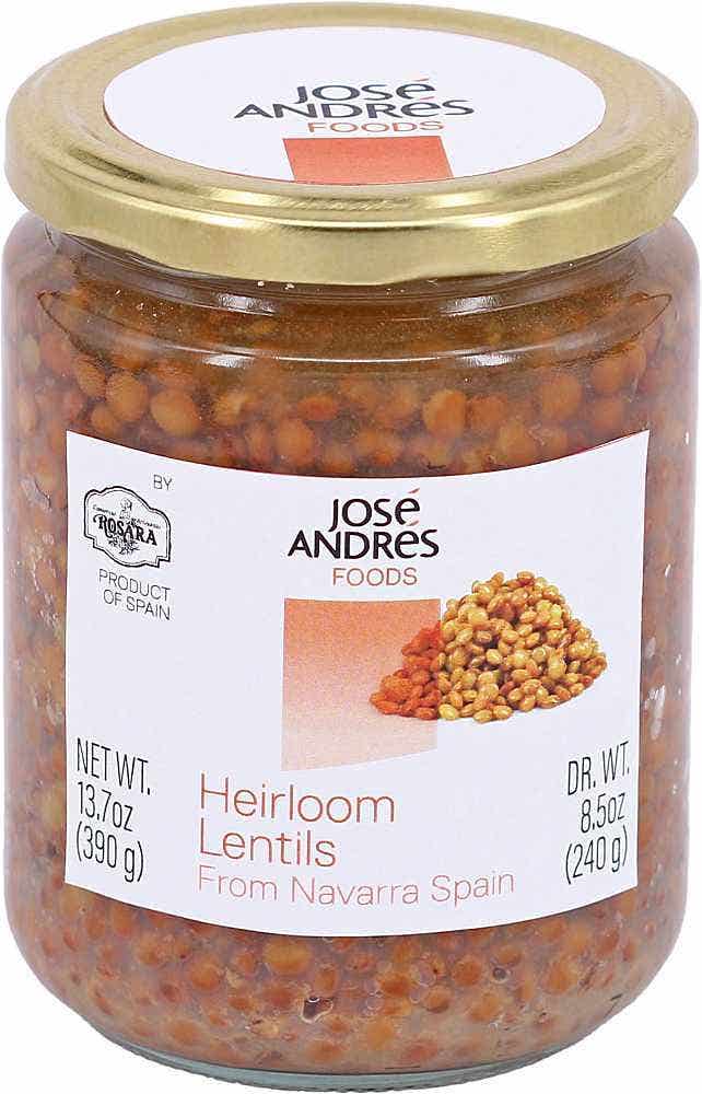Wholesale José Andrés Heirloom Lentils 13.7 Oz- Bulk