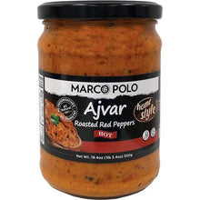 Wholesale Marco Polo Homestyle Hot Ajvar With Roasted Peppers 19.3Oz Jar- Bulk